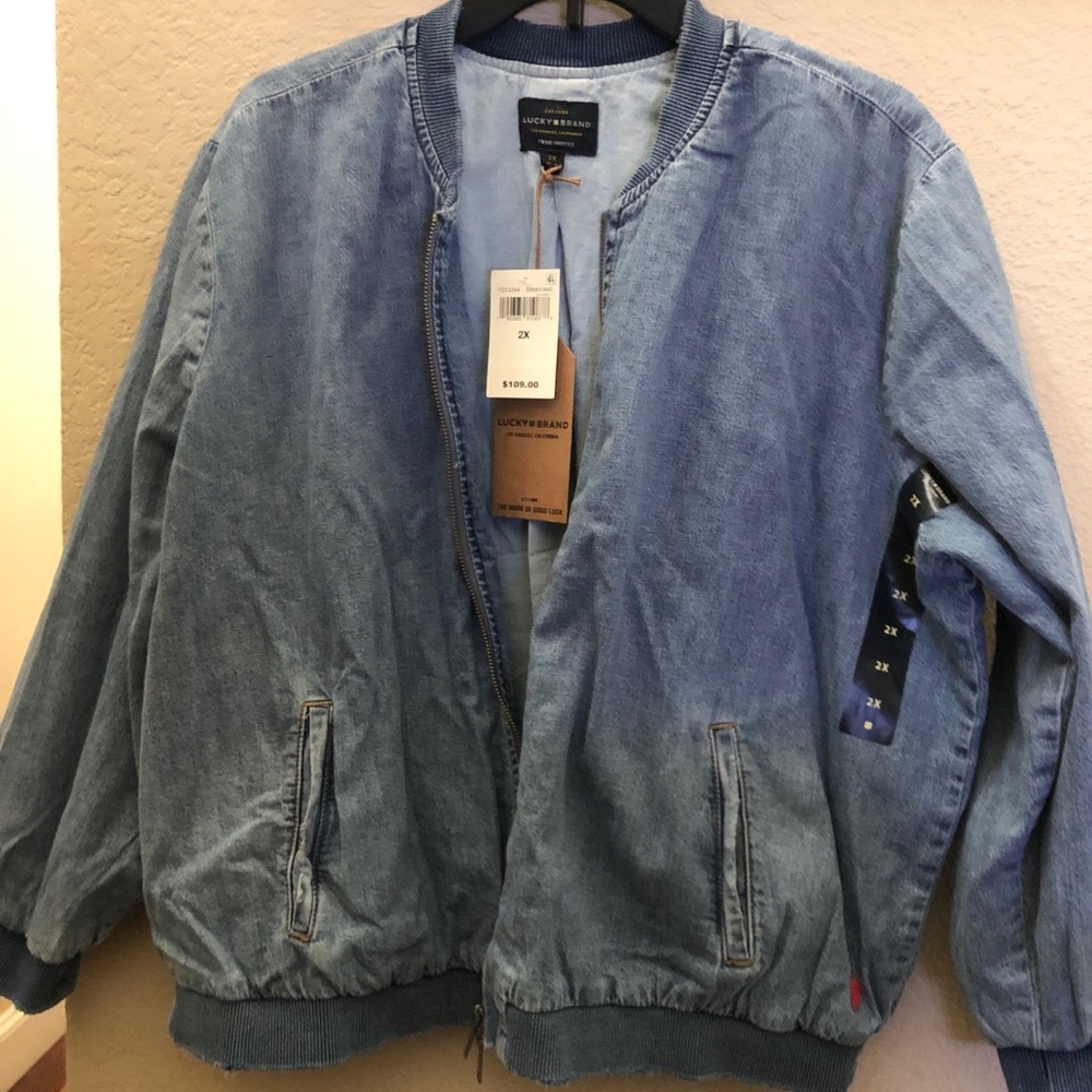 Jean bomber jacket!